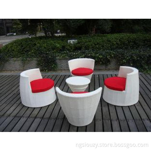 All Weather PE Rattan Obelisk Chair For Office / Patio Leis